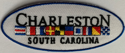 Nautical Flags-Charleston  Embroidery Patch