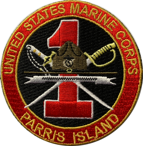 United States Marine Corps First Bn Embroidery Patch