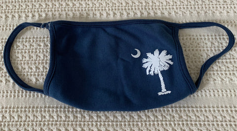 Mask face cover with a SC Palmetto theme