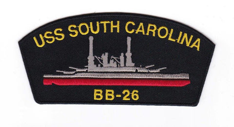 USS South Carolina BB-26 Embroidery Patch