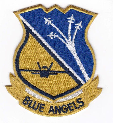 Blue Angle Embroidery Patch