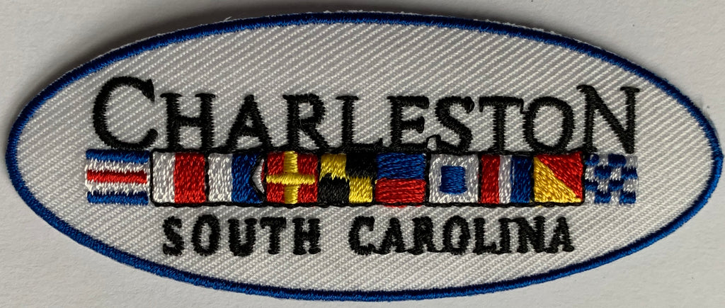 Nautical Flags-Charleston  Embroidery Patch