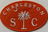 Charleston SC with Palm and moon embroidery patch