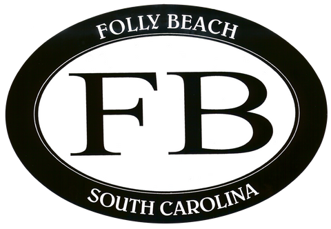 Folly Beach FB Decal