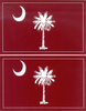 Palmetto and Moon Double Decal