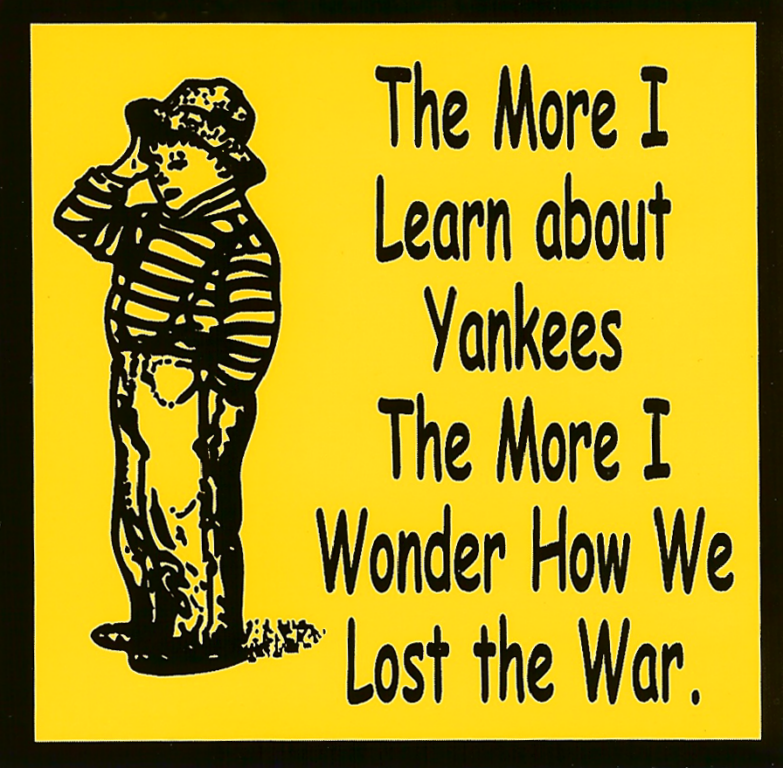 The More I Learn about Yankees...Decal