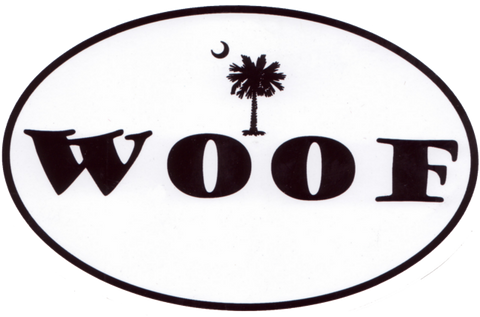 Palmetto Moon Woof Decal