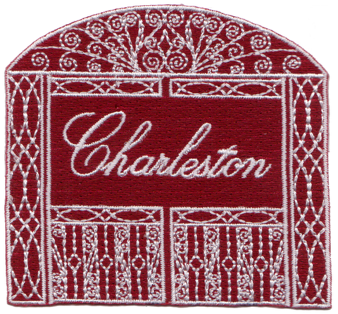 Charleston Gate Embroidery Patch