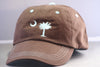 Charleston Palmetto and Moon Brown and Blue Hat